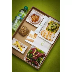 MARC GIRARD TRAITEUR-Coffret repas du jour ( plat chaud) + EAU MINERALE 50 CL