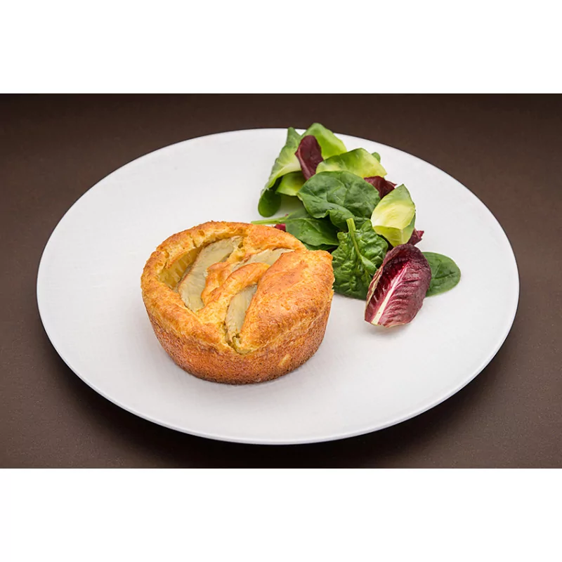 MARC GIRARD TRAITEUR-Clafoutis artichaut au roquefort