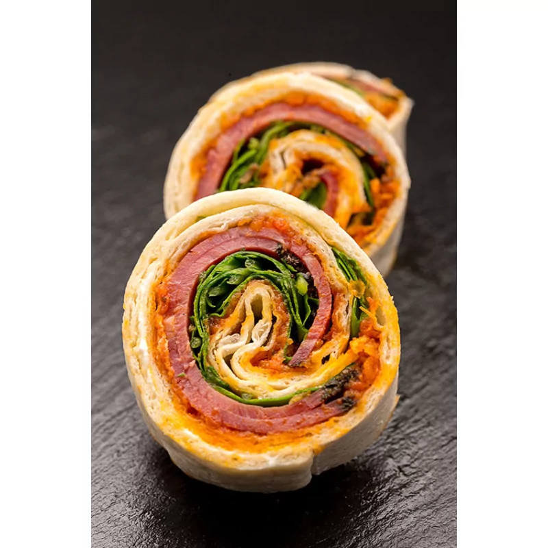 MARC GIRARD TRAITEUR-Wrap pastrami caviar de tomate
